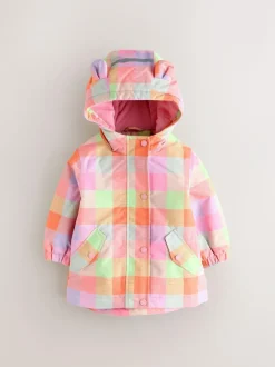 Next Bright Check Waterproof Printed Jacket (6mths-7yrs) Sale