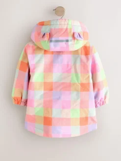 Next Bright Check Waterproof Printed Jacket (6mths-7yrs) Sale