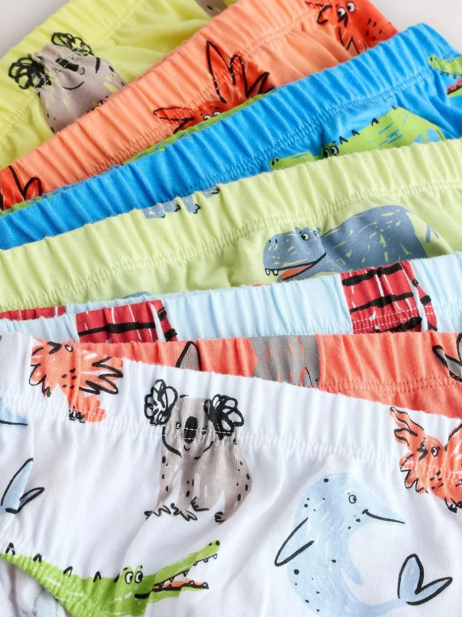 Next Cotton Briefs 7 Pack (1.5-10yrs) Bright New
