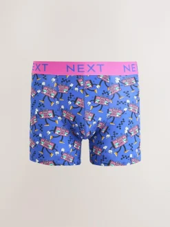 Next 8 pack Trunk Boxers Bright Disco Character Clearance