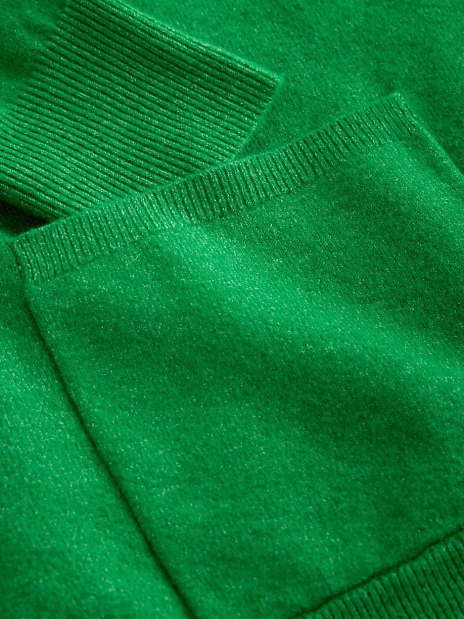 Next Bright Green Supersoft V-Neck Cardigan With Pockets New