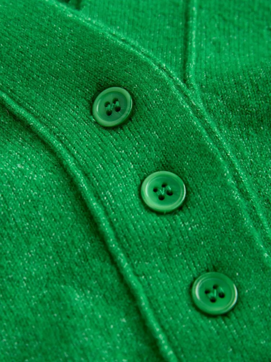 Next Bright Green Supersoft V-Neck Cardigan With Pockets New