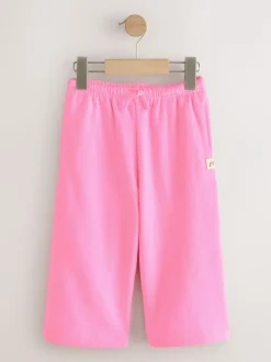 Next Bright Pink Wide Leg Sweat Joggers (3mths-7yrs) Clearance