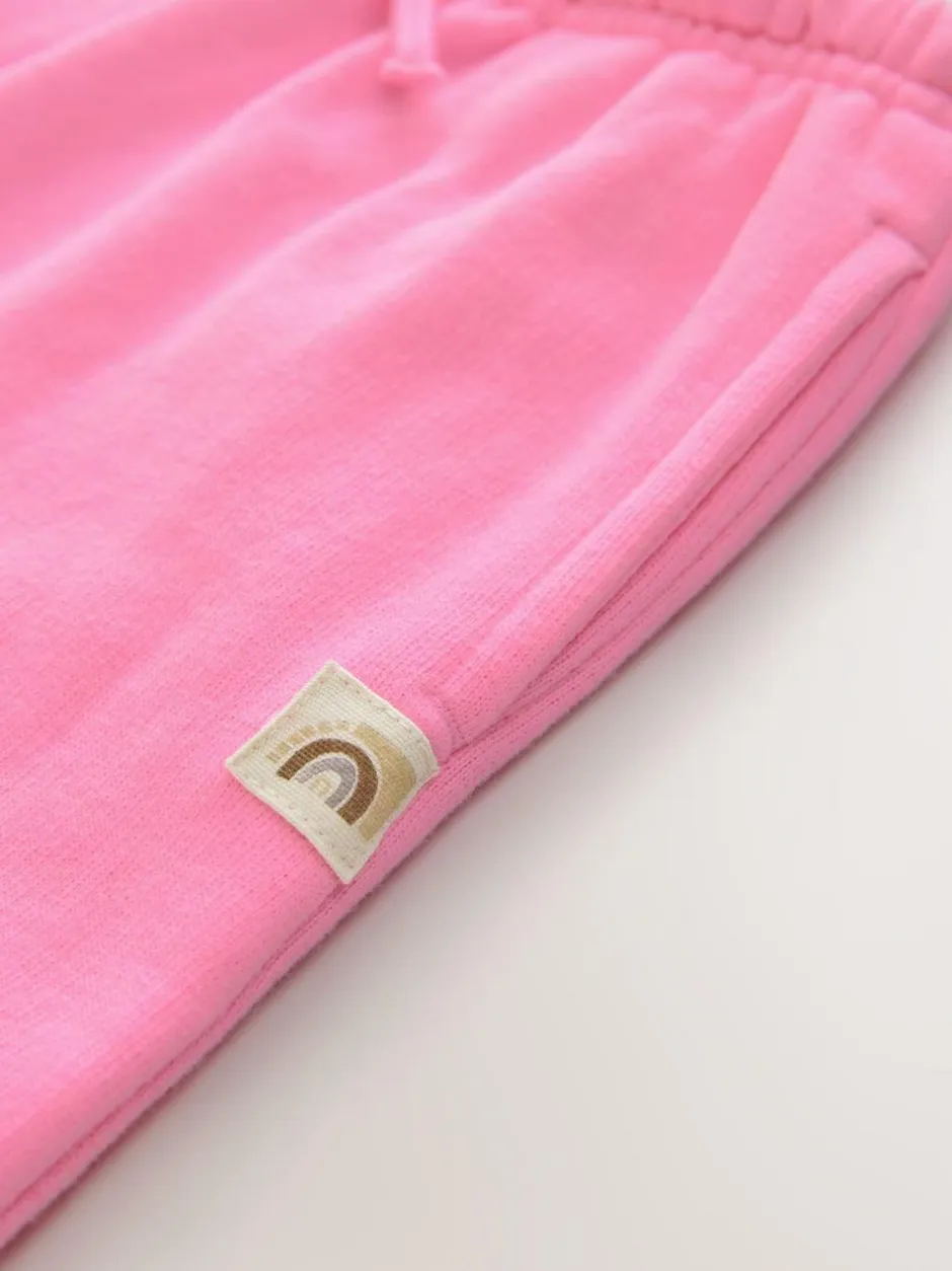 Next Bright Pink Wide Leg Sweat Joggers (3mths-7yrs) Clearance