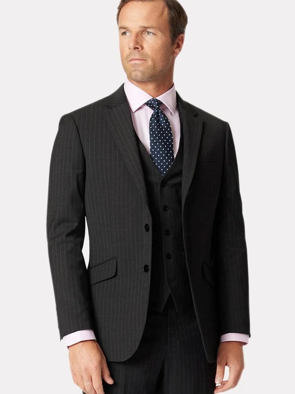 Brook Taverner Black Suit Jacket Outlet