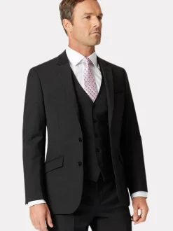 Brook Taverner Black White Suit Jacket Discount