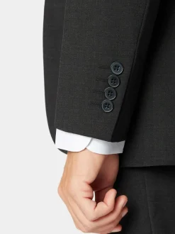 Brook Taverner Black White Suit Jacket Discount