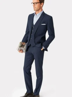 Brook Taverner Cassino Slim Fit Jacket Blue New
