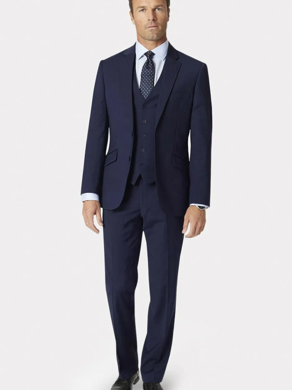 Brook Taverner Blue Suit Jacket New
