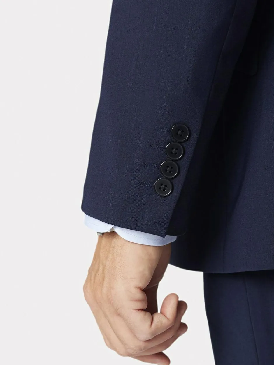 Brook Taverner Blue Suit Jacket New