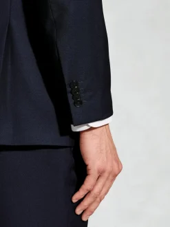 Brook Taverner Blue Wool Suit Jacket Best