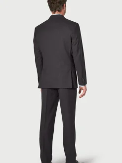 Brook Taverner Wool Blend Suit Jacket Grey
