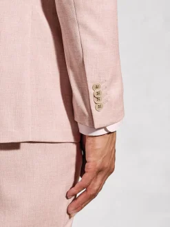 Brook Taverner Textured Occasion Suit Jacket Pink Online