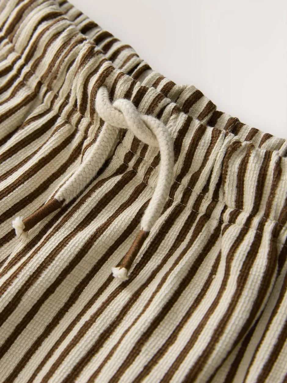 Next Brown & Ecru Stripe Lightweight Joggers (3mths-7yrs)