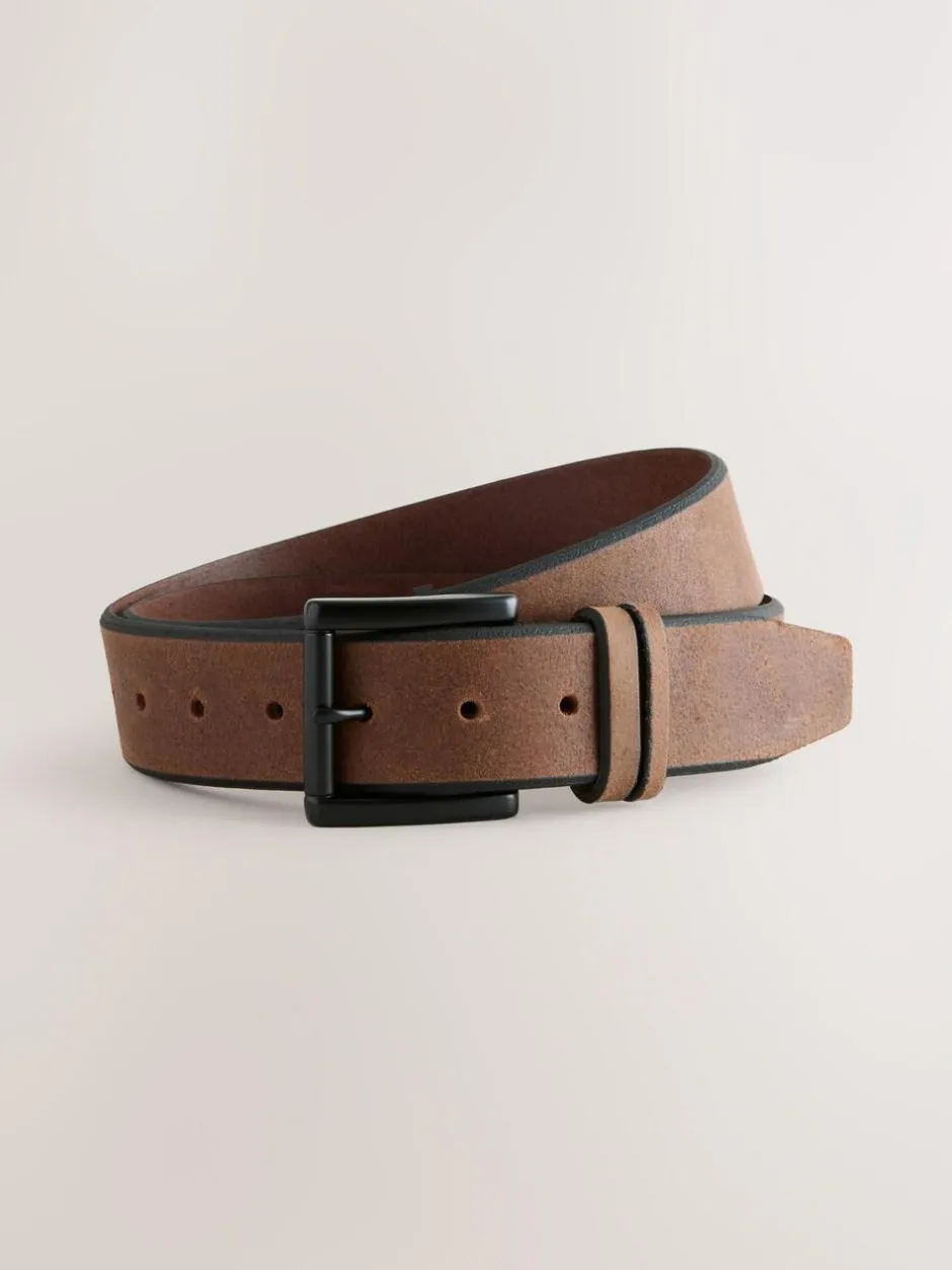 Next Brown Casual Leather Belt Outlet