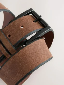 Next Brown Casual Leather Belt Outlet