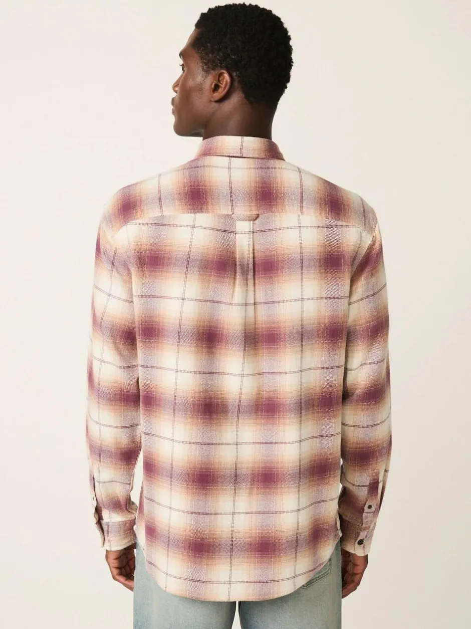 Next Check Long Sleeve Shirt Brown Sale