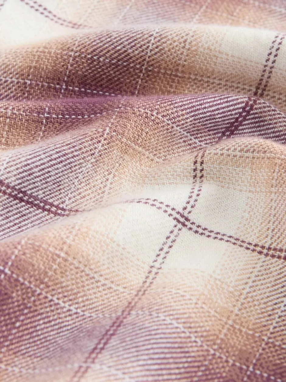 Next Check Long Sleeve Shirt Brown Sale
