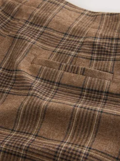 Next Brown Check Smart Culottes Hot