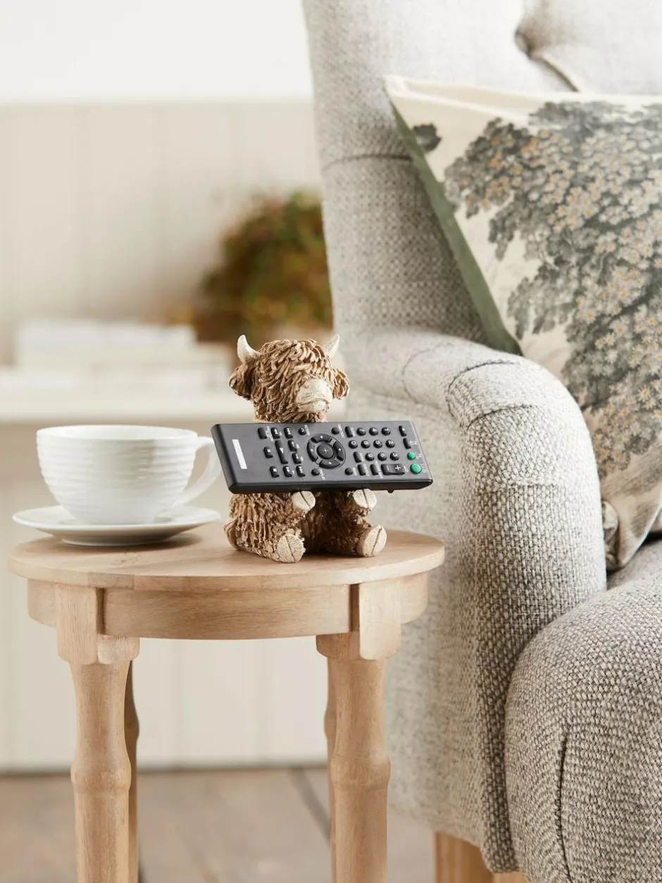 Next Brown Hamish the Highland Cow TV Remote Control Holder Online
