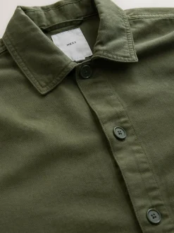 Next Brown Hem Pocket Shacket Sale