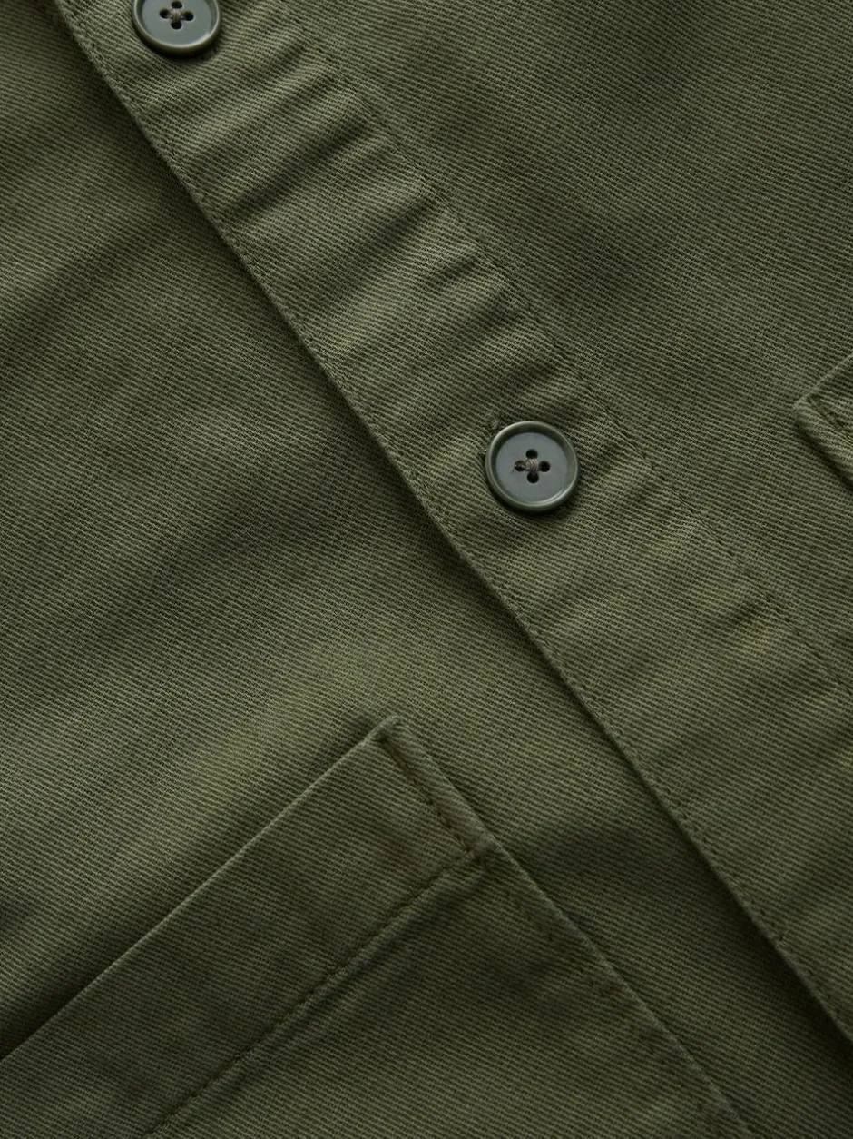 Next Brown Hem Pocket Shacket Sale