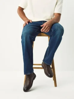 Next Leather Desert Boots Brown Online