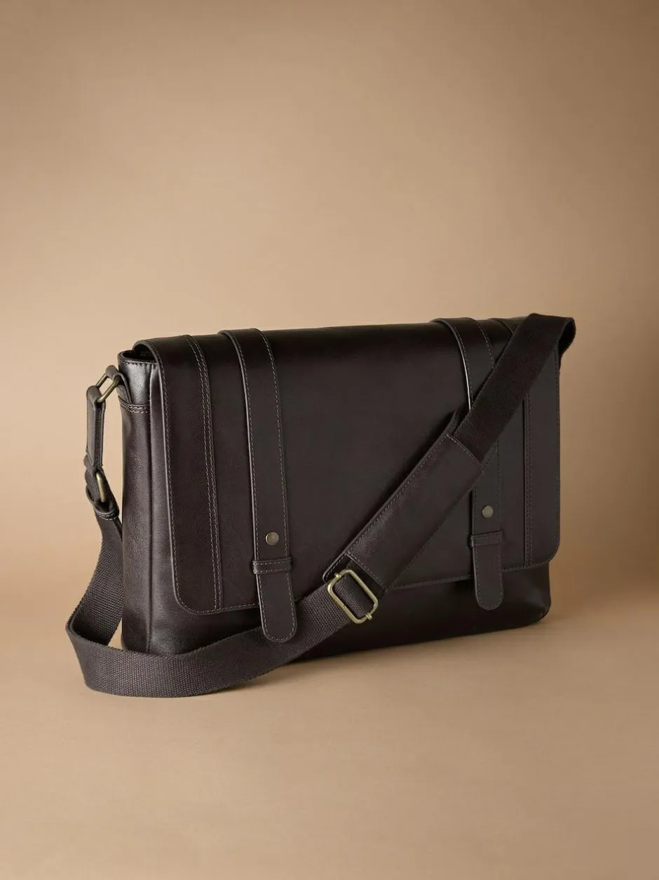 Next Brown Signature Messenger Outlet