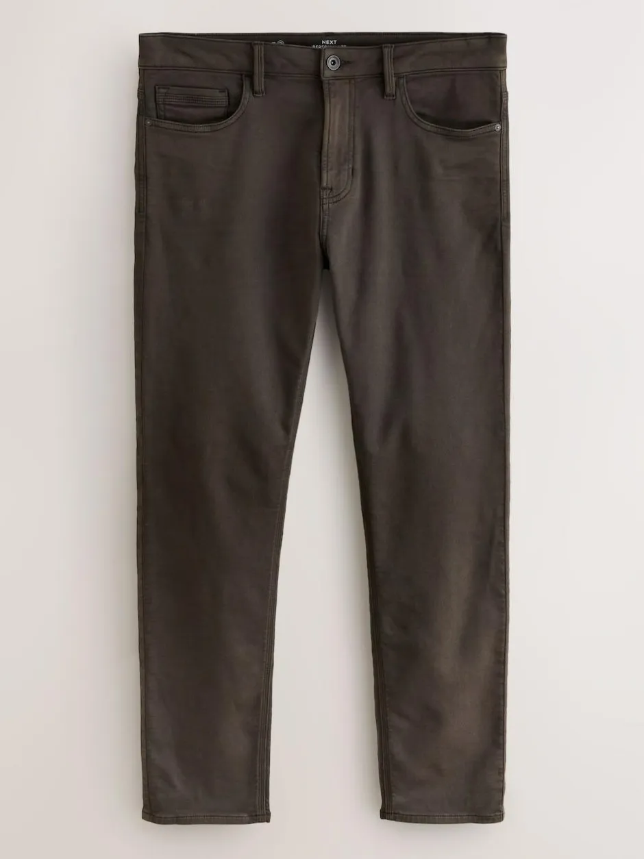 Next Brown Slim Fit Comfort Stretch Jeans Hot
