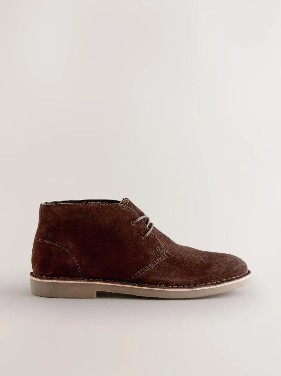 Next Brown Suede Desert Boots Sale