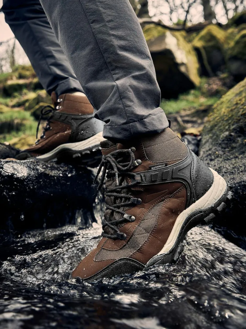 Next Waterproof Walking Boots Brown Clearance