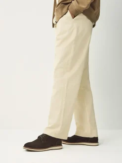 Next Brown Wedge Derby Shoes New