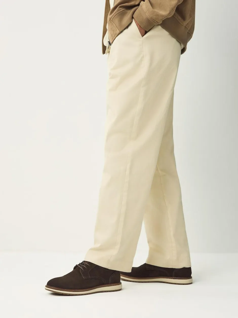 Next Brown Wedge Derby Shoes New