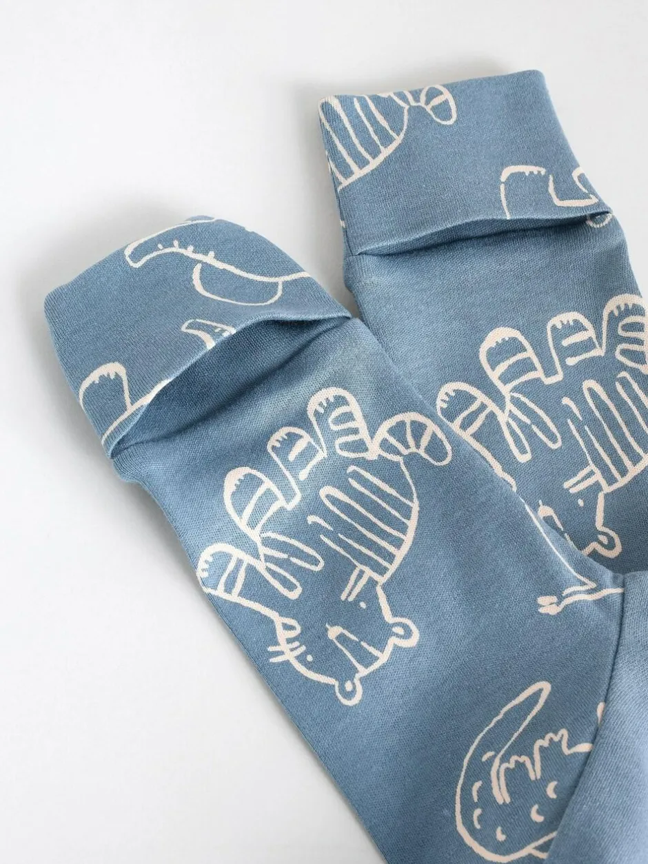Next Brown/Blue Baby Sleepsuits 3 Pack (0mths-3yrs) Hot