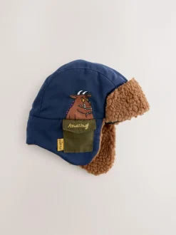 Next Brown/Navy Gruffalo Trapper Hat (1-6yrs) Hot
