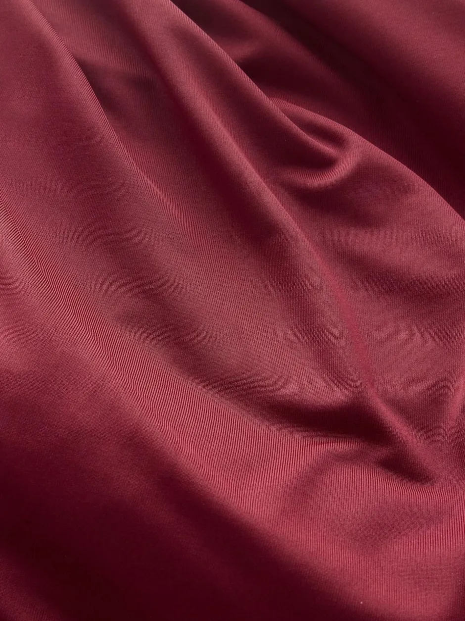 Next Jersey Multiway Wedding Guest Bridesmaid Maxi Dress Burgundy Red Outlet