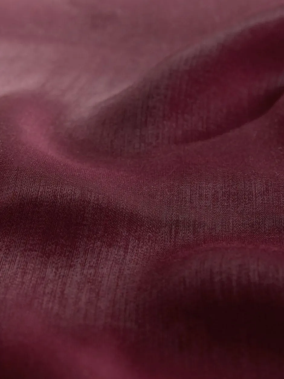 Next Kaftan Shimmer Maxi Dress Burgundy Red Hot