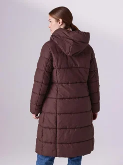 Next Maternity Shower Resistant Coat Burgundy Red Discount