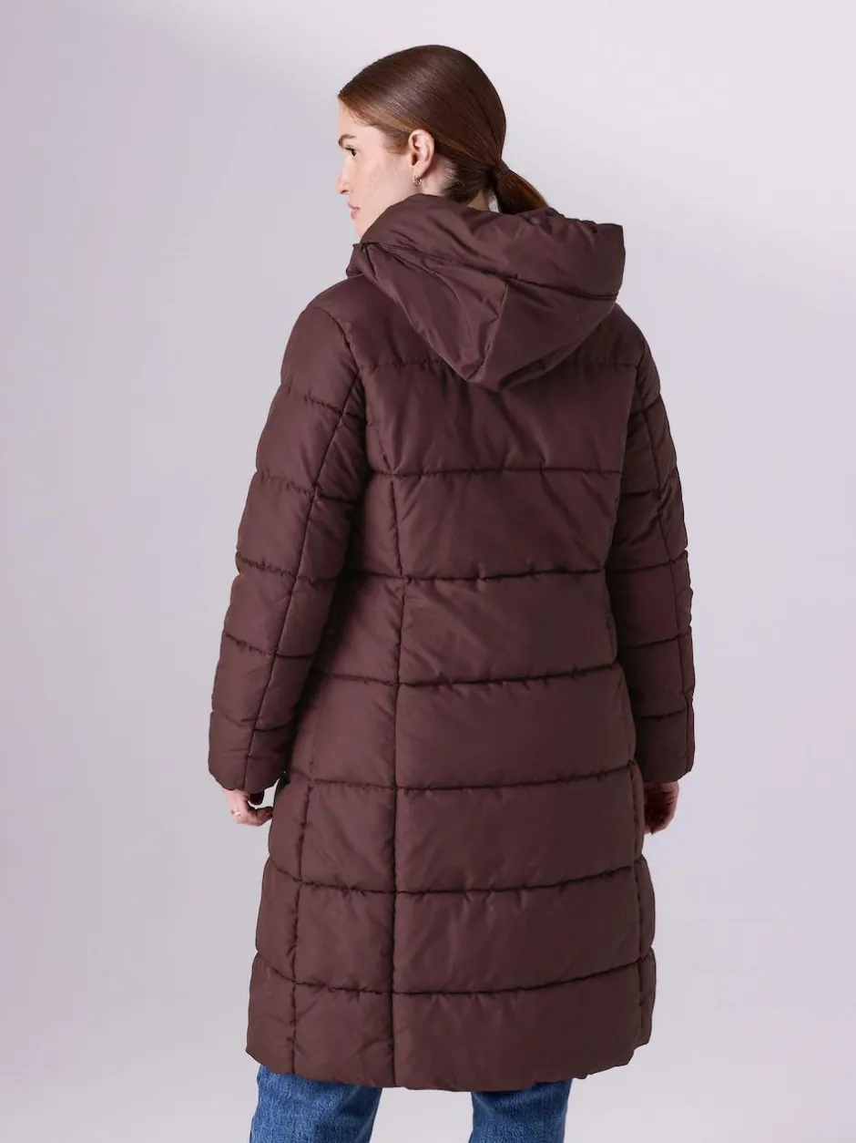 Next Maternity Shower Resistant Coat Burgundy Red Discount