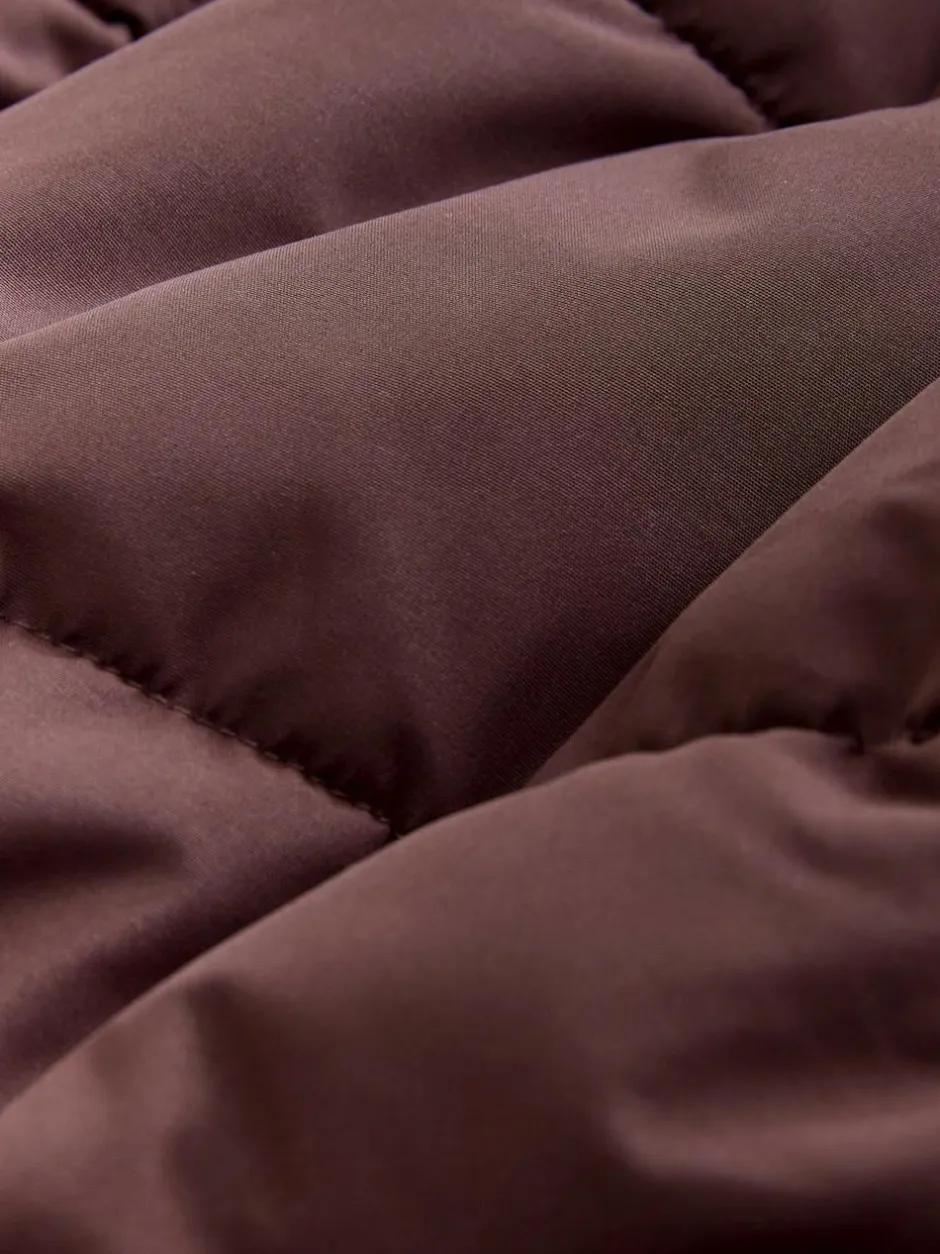 Next Maternity Shower Resistant Coat Burgundy Red Discount