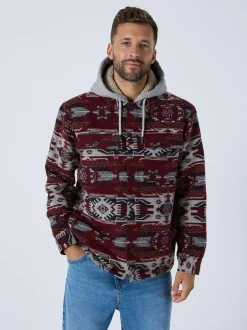 Next Burgundy Red Navajo Style Shacket Hot