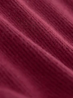 Next Burgundy Red Rib Flare Leggings (3mths-7yrs) Best