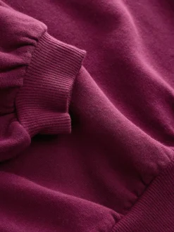 Next Burgundy Red Sequin Star Jumper Dress (3-16yrs) Clearance