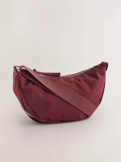 Next Sling Cross Body Bag Burgundy Red Best