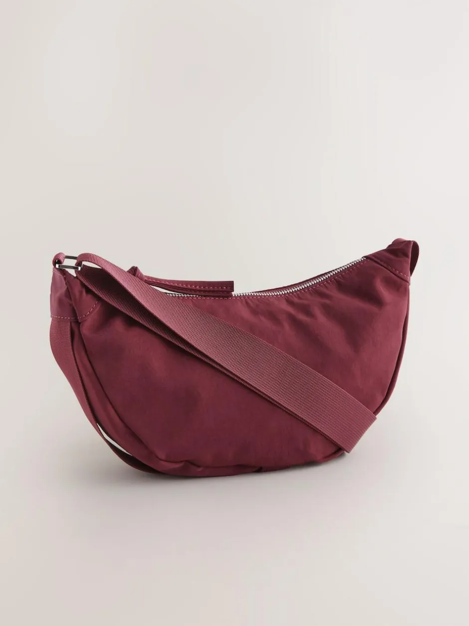 Next Sling Cross Body Bag Burgundy Red Best