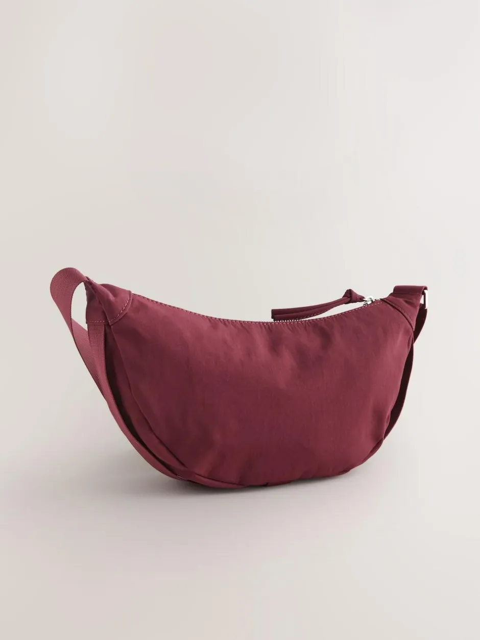 Next Sling Cross Body Bag Burgundy Red Best