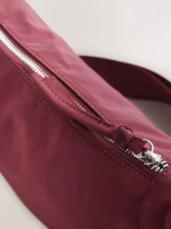 Next Sling Cross Body Bag Burgundy Red Best