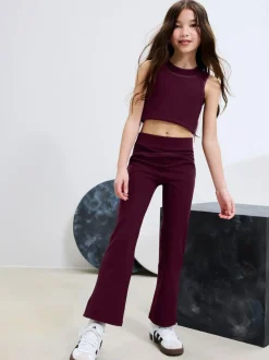 Next Burgundy Red Sports Crop Top (5-16yrs) Online
