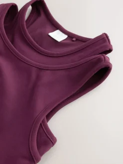 Next Burgundy Red Sports Crop Top (5-16yrs) Online