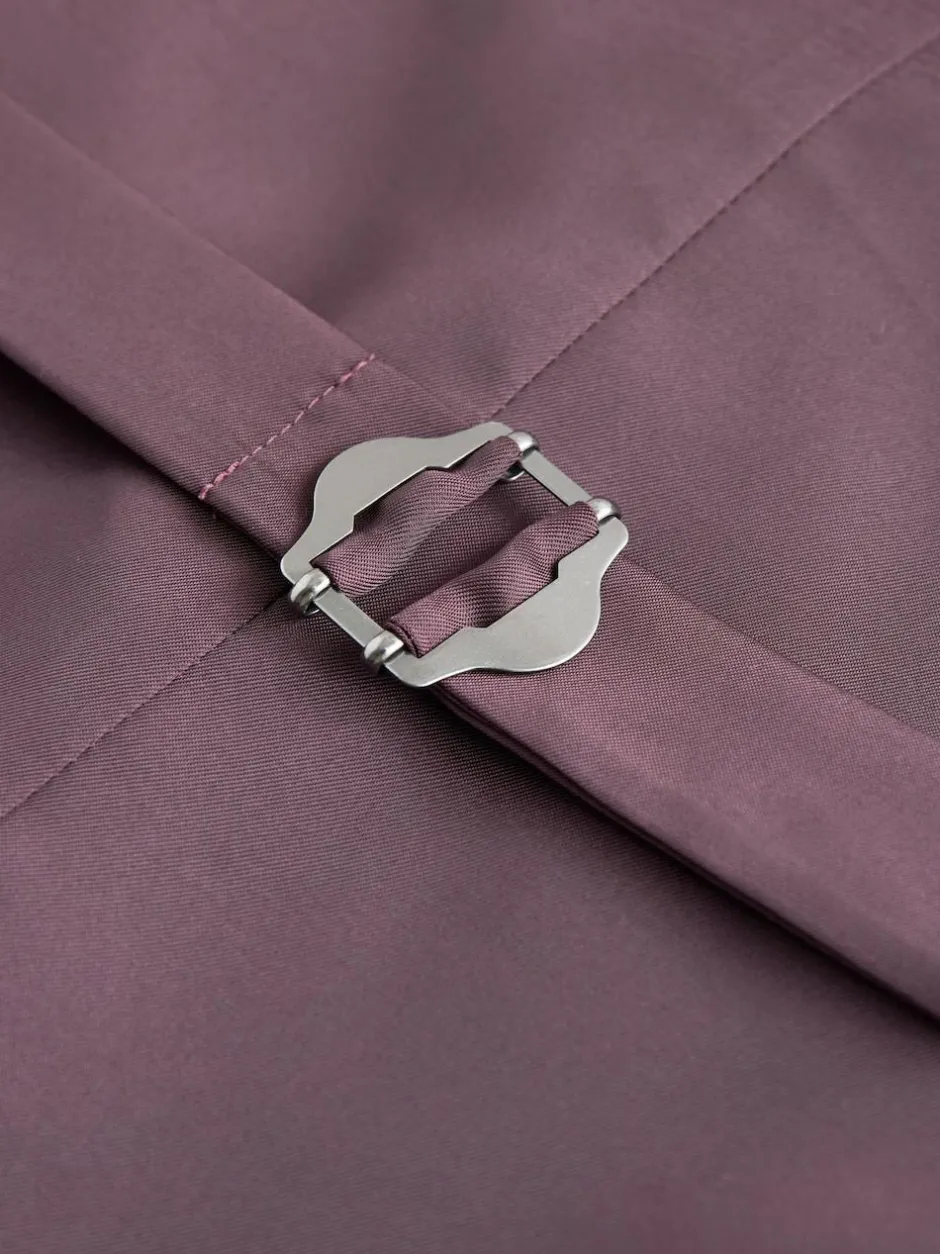 Next Burgundy Red Tuxedo Suit Waistcoat